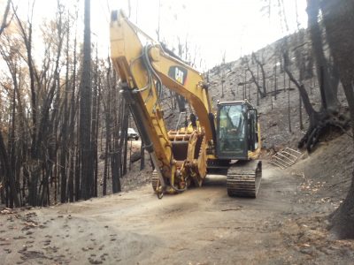 Image of a large Catepiller excavator